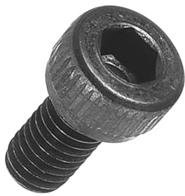 Kozelo 100 Stück Zylinderschrauben mit Innensechskant - [M3-0,5 x 6mm] Schrauben Kohlenstoffstahl Schwarzoxid DIN 912 Vollgewinde Innensechskantschraube für Industrielle Mechanischen