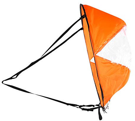 RiToEasysports Kajak-Segel, Weitsicht-Kajak-Windsegel mit Transparentem Fenster für Kajak-Kanu-Schlauchboote
