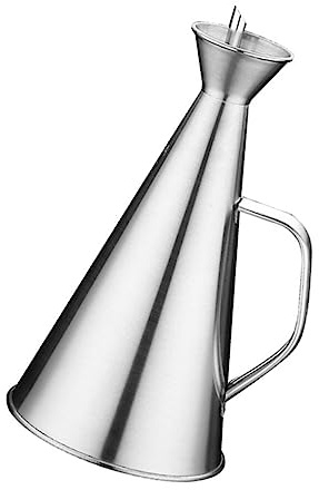 MAGICLULU Dispensador De Aceite De Acero Inoxidable 500 Ml Antivertidos Material Apto Para Alimentos Para Cocina y Vinagre