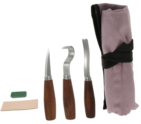 SEWOART Strumenti Per Incisione Del Legno Set Di 5 Pezzi Intaglio Multifunzionali Adatti Per Professionisti E Dilettanti Della Lavorazione Del Legno