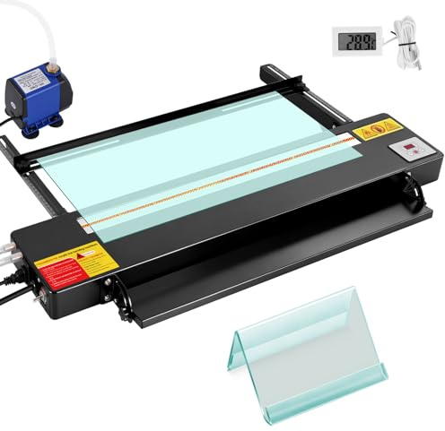 Cintreuse numérique pour plastique acrylique 60cm/800W, Angle 0-90° | Dispositif de thermoformage acrylique, longueur 0-30cm, 0-100℃, pour plaques 1-6mm PVC/PC/ABS/PP, fil repuesto