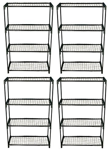 Selections 4-Tier Greenhouse Staging Shelving (Pack of 4)