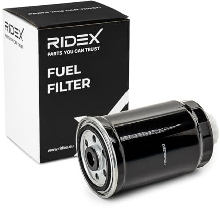RIDEX 9F0079 Kraftstofffilter Screw-on Filter Kompatibel mit HYUNDAI ix35 LM, EL, ELH 319223E10A S319222B900E 319223E000