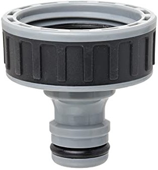 TATAY Raccordo Rubinetto Femmina 1 Premium, Connetore Universale, Protezione solare, Installazione facile, Grigio - Nero