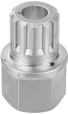 A ABSOPRO Écrou Antivol De Roue Serrure Vis Clé pour VW 1pc | Matériau Acier Chromé, Dimensions 20x30mm, Diamètre Extérieur 14mm, Non-OEM, Accessoire, Antirouille