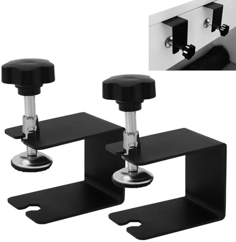Omninmo Lot de 2 pinces de fixation universelles pour installation facile et rapide de meubles, pour le travail du bois, pour l'installation de tiroirs