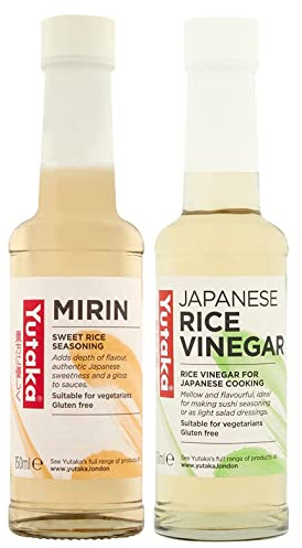 Yutaka Mirin & Riz Vinaigre végétarien sans gluten 150 ml (lot de 2)