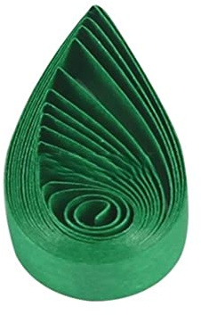 ODETOJOY Strisce di carta per quilling, 10 mm, rosso, nero, giallo, rosa, verde, viola, bianco, per artigianato con stelle, carta per origami, per quilling, 1-120 pezzi, 54 cm (smeraldo)