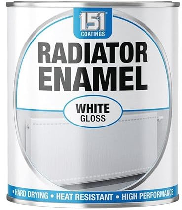 SuperGift.com 300ml Paint Tin Heat Resistant Hard Drying Performance (Radiator Enamel)