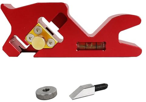 Holdes Cepilladora manual de 45° de chaflán, 45° de biselado, herramienta de desbaste para tallar – Cepillador de bloques ajustable para carpintero para recortar, carpintería, biselado