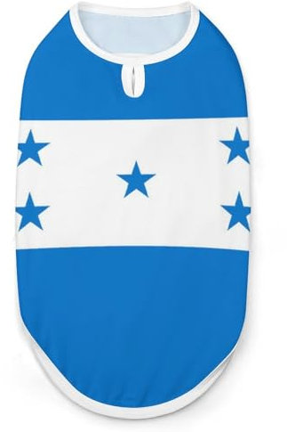 Vielseitige Hundewesten für Hunde und Katzen, Motiv: Honduras-Flagge, Größe M