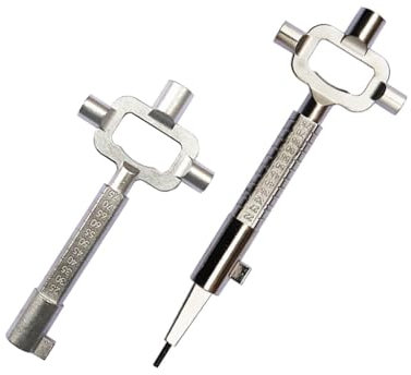 Anlising 2PCS Llave de Construcción Universal, Aleación de Zinc, Multifuncional Allen, de Leva Cerrajero, de Arquitecto, para Medición del Ángulo