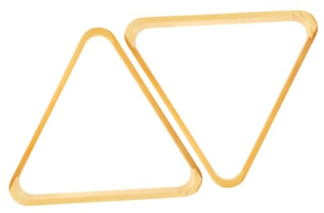 Vaguelly 2stücke Billard Kugel Rack Aus Holz Dreieckiger Ständer Für Billardkugeln Robustes Zubehör Für Snooker Und Pool Installieren Mit Glatter Oberfläche Für Optimale Handhabung