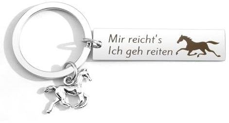 Schlüsselanhänger für Pferde-Mädchen - Geschenk für Pferdeliebhaber und Frauen - Zubehör für Erwachsene