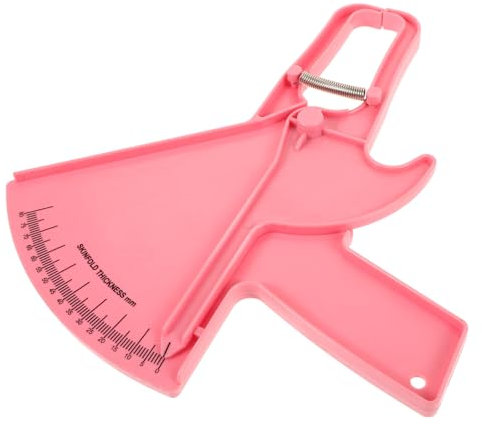 SEWOART Körperfettmessgerät Caliper Tragbar Aus Langlebigem Material Fettanteilsmessschieber Für Hautfaltenmessung An Armen Oberschenkeln Und Taille Multifunktional Für Fitness Und Körperform
