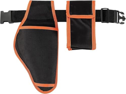 LJGTVHDF Funda para Tijera de Podar Eléctrica Bolsa con Compartimiento Cinturón Resistente Ajustable para Tijera de Podar Inalámbrica Baterías Móvil Vaso de Agua