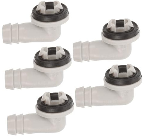 TEMPNAP 5pcs Drain Hose Connector for Window Air Conditioning Units Adapter for Split Unit Pipe Water Draining Made of Material