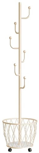 OZMDXKJ Porte-Manteau Cactus en Bois Massif, Porte-Manteau Autoportant avec 6 Crochets en L, Porte-Manteau pour Chambre, EntréE, Salon, Porte-Manteau pour Manteaux Et Sacs à Main