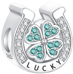 BIZK Damen Urlaub Charm Anhänger für Armband 925 Sterling Silber Charm Bead Pendant für Europäische Armbänder und Halsketten