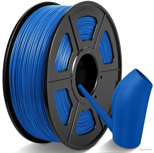 TECBEARS ABS Filament 1.75mm 1KG Blau, 3D Drucker Filament für Anti-Warping, Hochschlagfestes, Hoch Temperaturbeständiges, Maßgenauigkeit +/-0,03mm, 1kg Spule
