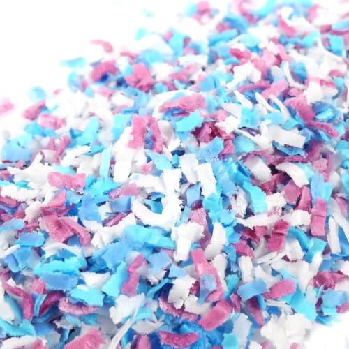 Streuselheld Schnippel Eiskönigin 20g Esspapier Flocken | winterliche Sprinkles aus Esspapier-Schnipseln für frostige Torten essbare Deko-Streusel für Muffins, Cupcakes und Kuchen