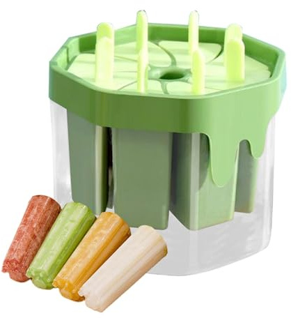 Moldes para Helado,Liberación Fácil de 8 Cavidades,Set de Moldes para - Para Helados, Bebidas, Zumos, Leche, Apto para Congelador, Cocina, Hogar, Restaurante