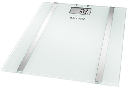 Ecomed Bs-70E, Báscula Digital para el Análisis del Cuerpo de Hasta 150 Kg, Báscula Personal para Medir la Grasa Corporal, el Agua Corporal y la Masa Muscular