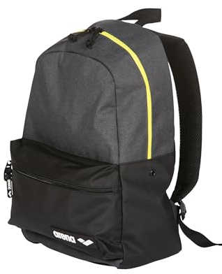 ARENA Team Zaino Scolastico Sportivo da 30 Litri, Unisex Adulto, Grey Melange, Taglia Unica