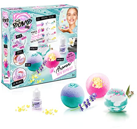 So Bomb DIY - Kit di bombe da bagno aromatiche, confezione da 6, multicolore