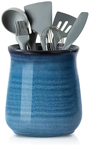 Hasense Keramik-Honigglas mit Deckel, 340 ml Honigtopf mit Holzlöffel, Porzellan-Honiglöffel und Glas-Set, Honigbehälter für Zuhause und Küche, spülmaschinenfest (schwarz)