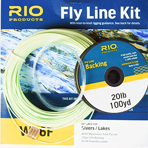 Rio Schnur Mainstream Fliegenschnur Kit WF-F AFTMA #6