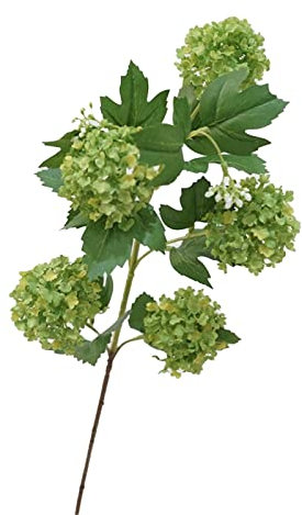 Wzxhew # High End 5 Head Hydrangea Artificial Flower Silk Snowball Hydrangea Flower Wedding Arrangement Home Flower Art Landscaping Decoration (C, One Size)