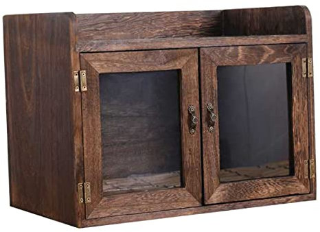 Zerodeko 1pezzi Contenitore Per Pane Legno Vintage Scatola Per Snack e Oggetti Vari Design Elegante Per Cucina e Leggero Soluzione Pratica Per La Casa