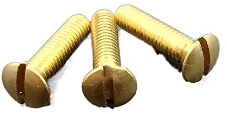 10/20pcs M3 M3.5 M4 M5 M6 Length 6-50mm Brass Slotted Oval Screws Raised Head Screw Semi Countersunk Bolt(12mm,M5 10pcs)