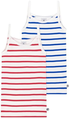 Petit Bateau A0DA0, Camisas con Tirantes Niñas, Variante 1, 3 ANS