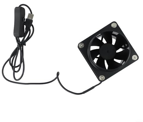 Besttoolifes USB Solder Fume Extractor Fan ESD Fume Extractor Fan Air Circulation Exhaust System Mist Remover Tilt Angle 100cm 300cm 600cm Duct(only fan)