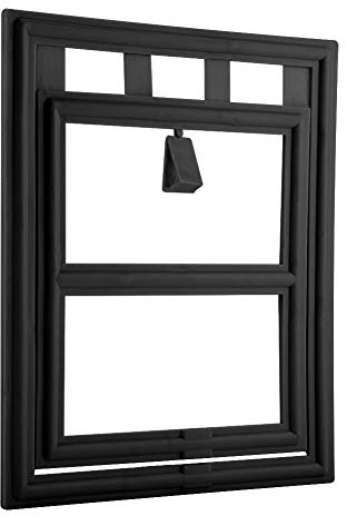 Brrnoo Robuste XL-Katzentür aus Kunststoff, Fliegengittertür-Fensterklappe mit Magnetverschluss, Einfache Installation für Katzen und Hunde (L Japanische Schriftart)