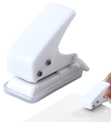 Mini Locher,Einzellocher,Locher Einzelloch,Mini Locher Schule,Taschenlocher,Für Ordner, Ergonomisches Design, Tragbarer Multifunktions Handstanzer Für Büro, Schule Und Diy Projekte (1 PCS)