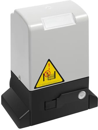 Automatic Sliding Gate Opener 550w Electric Gate Motor for 39.3 feet/Width 2-12mm Slide Gates Up to 2645 pounds, with 2*Remote Controls and 2*Keys, Range: 50m