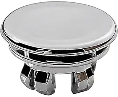 MOUMOUTEN Bathroom Wash Basin Sink Overflow Cover, Kitchen Sink Decoration Spare Hole Circular Sink Hole Brass Sink Overflow Ring Stable (Double Layer Ring One-Piece Electroplating)