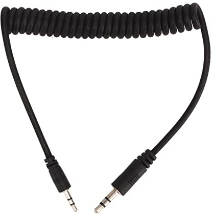 3.5mm to CB2 Camera Spring Cable Shutter Remote Control Connection Cord Trigger Cable 1 Meter