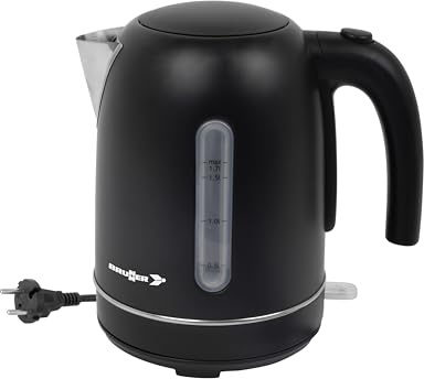 Brunner Minuwatt Camping Kettle 1.7L, Low Wattage Electric Kettle 750W, Compact for Camping, Caravan, Motorhome & Campervan Travel, Energy Efficient Portable Kitchen Appliance 230V