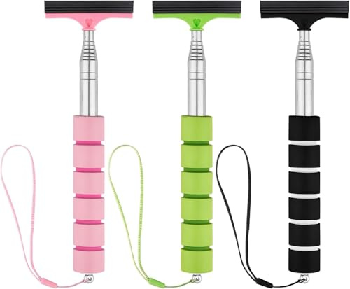 Mr. Gadget's Solutions Car Mirror Wiper – Retractable Rearview Mirror Cleaning Tool for All Vehicles
