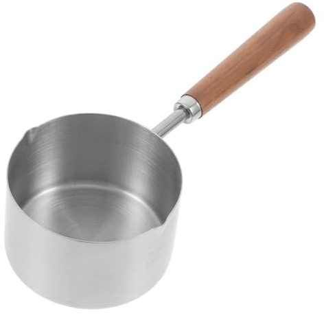 CVUTOVO Cucharón Medidor de Alimentos para Mascotas Inoxidable Cuchara para Perros y Gatos Diseño Ergonómico de Limpiar para Doméstico y Tiendas de Mascotas