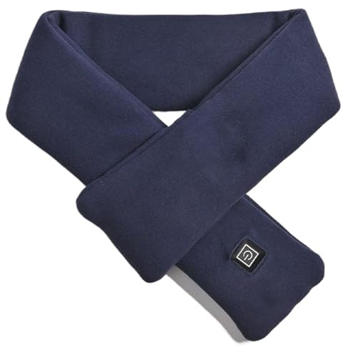 Cuscino scaldacollo cordless – Sciarpa ricaricabile portatile per il calore invernale | Fodera regolabile USB con 3 livelli di calore per bambini, adulti, campeggio, ufficio e dal dolore