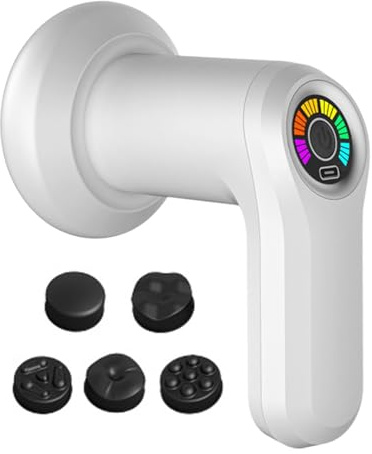 Aparato de masaje eléctrico para tratamiento de celulitis y eliminación de grasa – Reafirma la piel y mejora la circulación en muslos, caderas, abdomen, glúteos y brazos