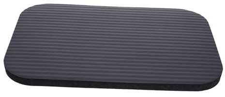 Gogogmee Nbr Yoga Knieschutz Matte Schwarz Rutschfestes Garten Kniepolster für Komfortables Knien Langlebiges Kniekissen zur Schmerzlinderung bei Yoga und Gartenarbeit