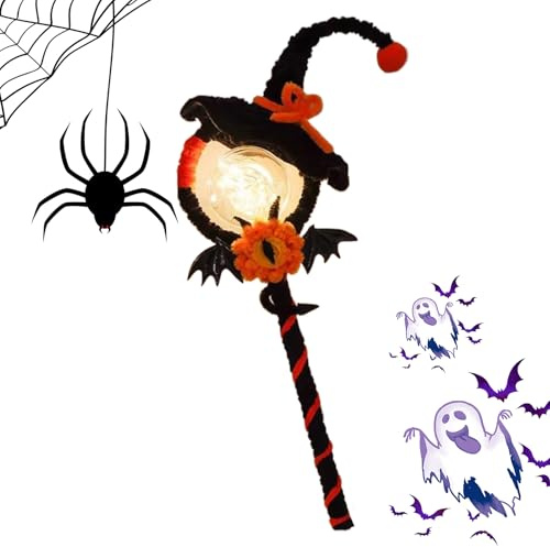 Bastel-Pfeifenreiniger - Halloween Basteldraht für Bastelarbeiten - Kreative Biegsame Handgefertigte Kunsthandwerk Deko Für Schule Klassenraum Party Zuhause Schlafzimmer