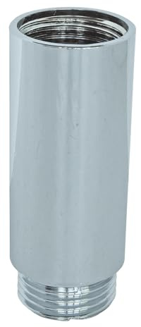 SOMATHERM FOR YOU, Rallonge chromée 50mm M15/21 F15/21 - Raccord en laiton pour installation sanitaire - Ajustement de longueur - Finition esthétique pour eau chaude/froide