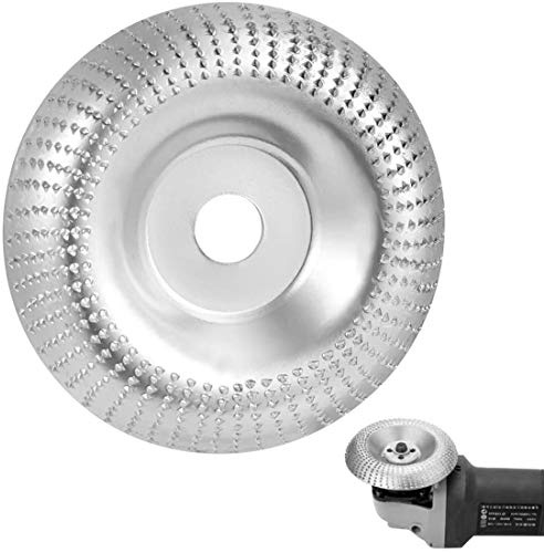 Disco Per Smerigliatrice Angolare Con Mola Per Legno, Disco Per Intaglio Del Legno Disco Abrasivo Rotante in Carburo Di Tungsteno Per Levigare, Scolpire, Scolpire, Modellare, 100 Mm